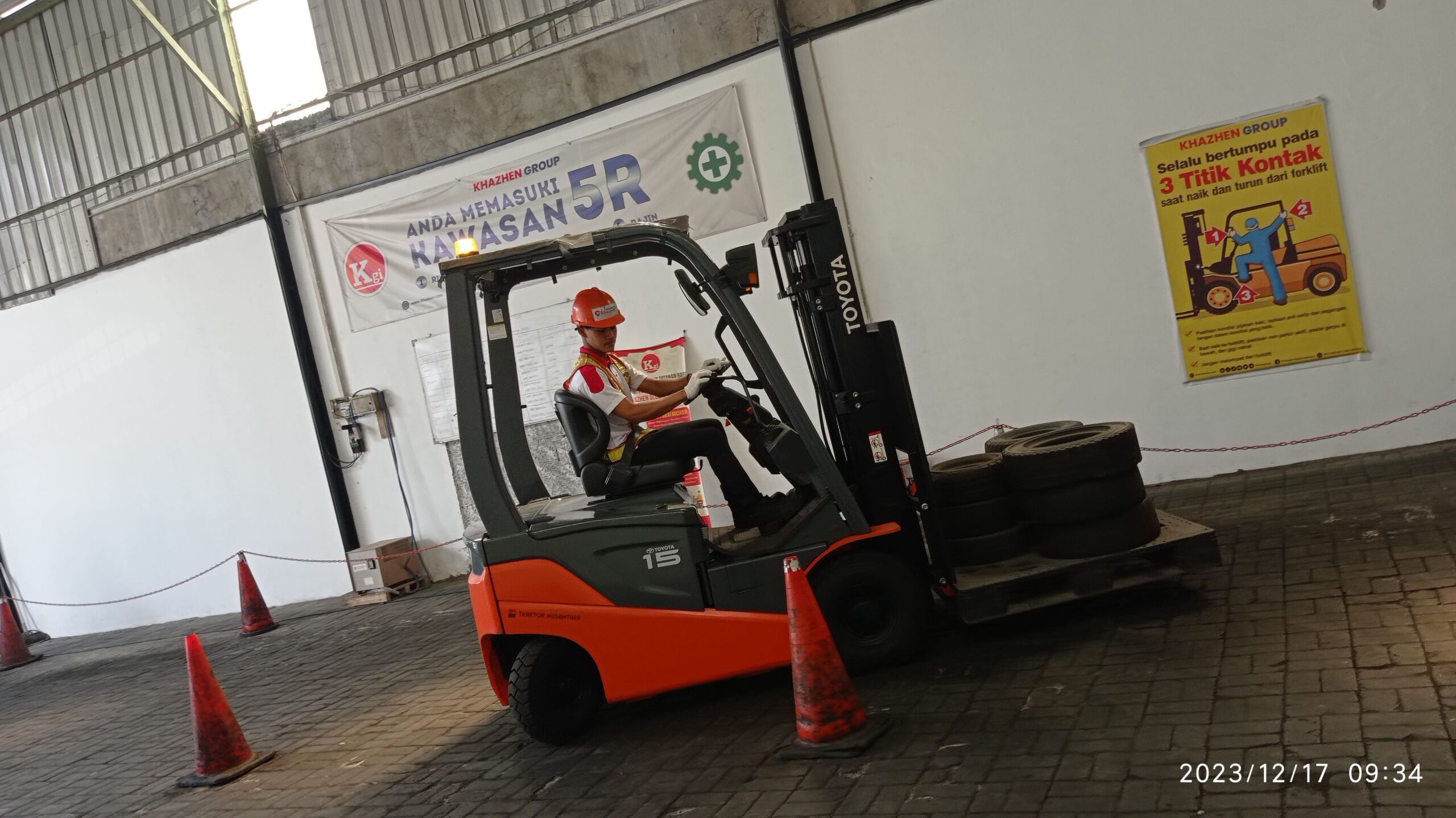 pelatihan sio forfklift bekasi